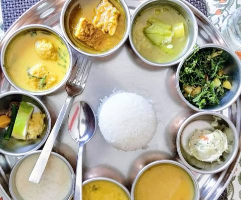 Assamese thali