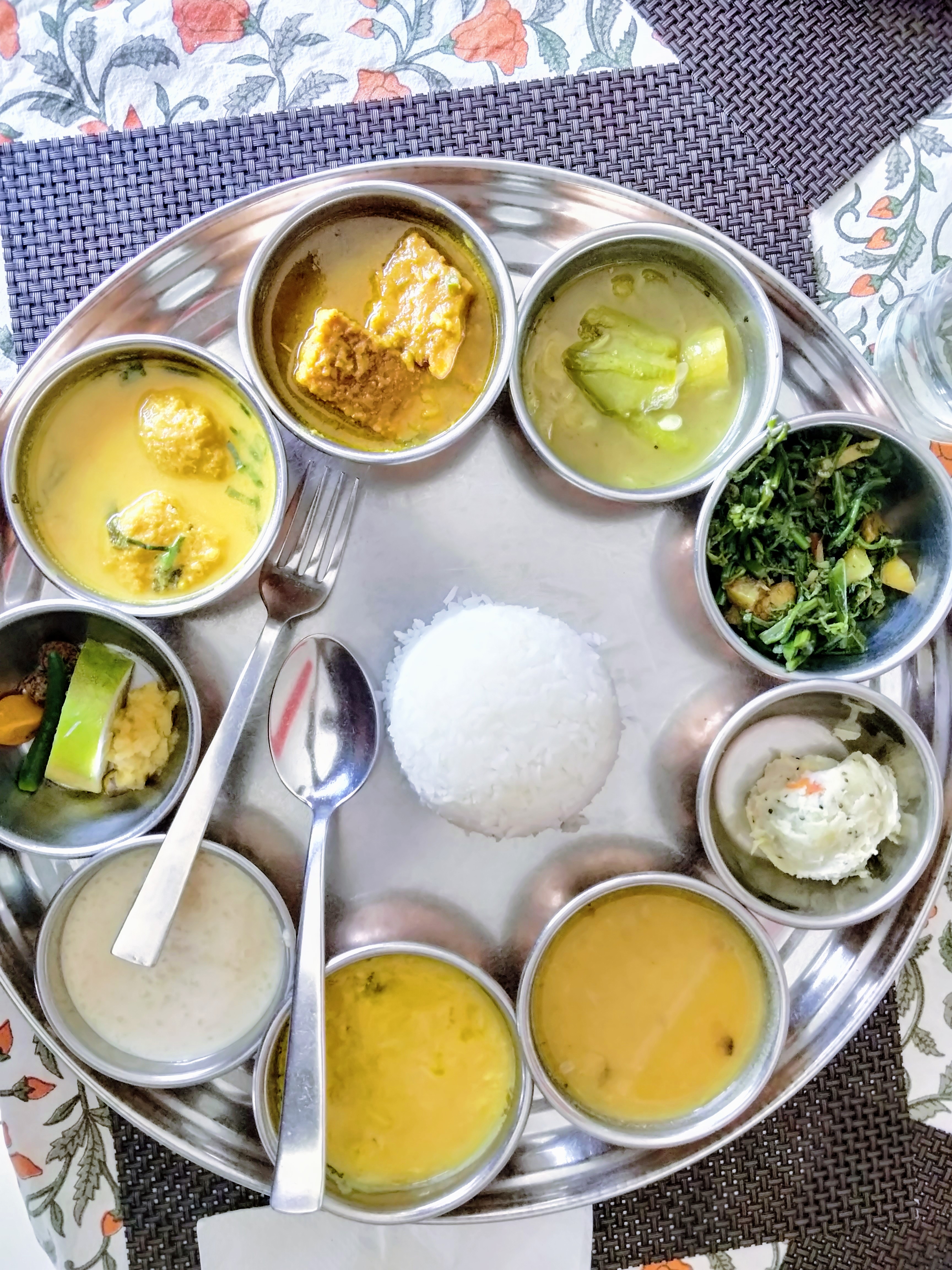 Assamese thali