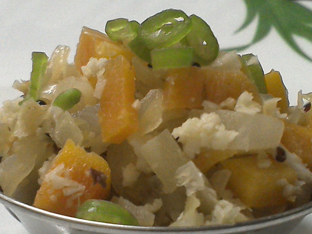 Cabbage Poriyal