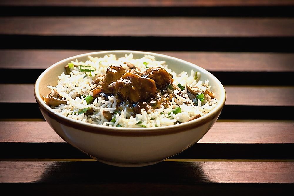 Mutton Pulao Dal