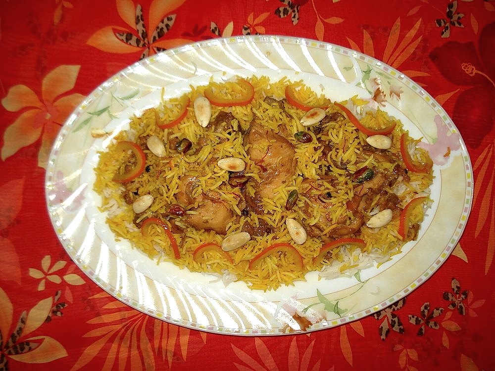 Zarda Pulao