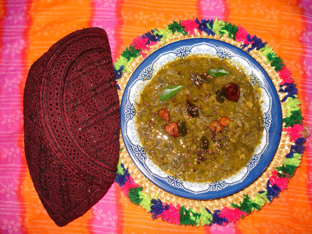 Sai bhaji, the spinach and dal one-pot
