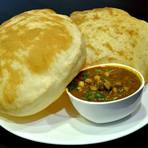 Chole served with bhature