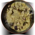 A bowl of Odia dalma, lentils cooked with vegetables